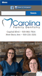 Mobile Screenshot of carolinafamilydental.com